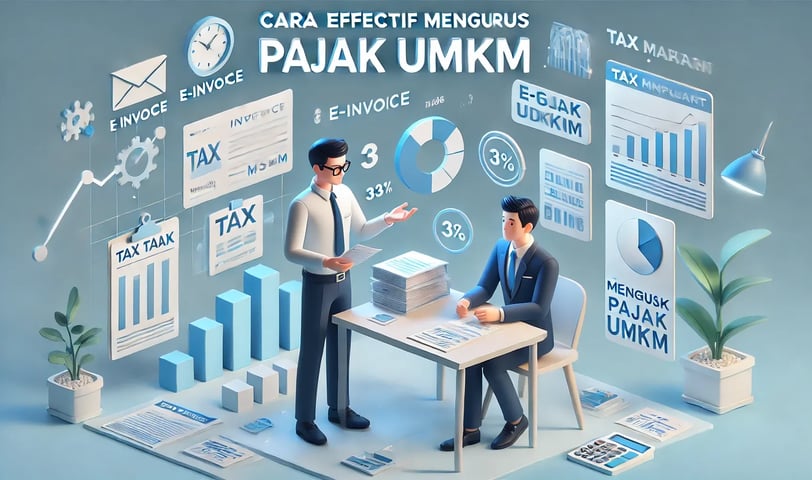 Ilustrasi cara mengurus pajak umkm - SMR Konsultan Pajak Profesional