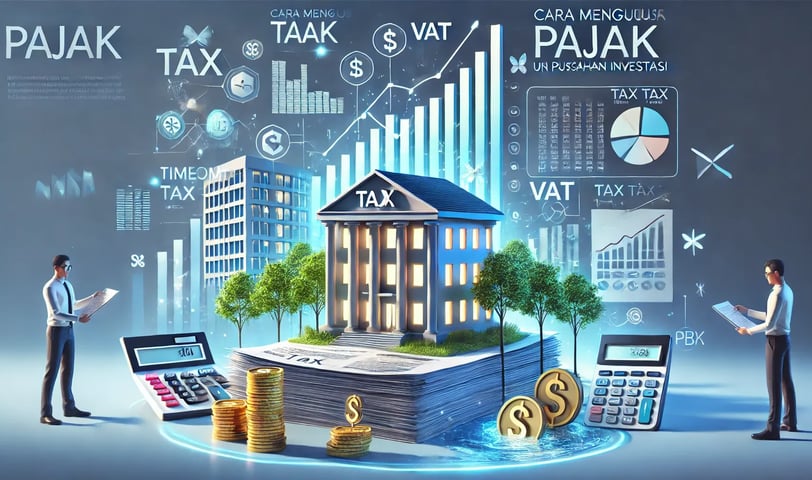 Ilustrasi cara mengurus pajak perusahaan investasi - SMR Konsultan Pajak Terpercaya Bekasi