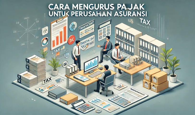 ilustrasi mengurus pajak perusahaan asuransi - SMR Konsultan Pajak Profesional Jakarta