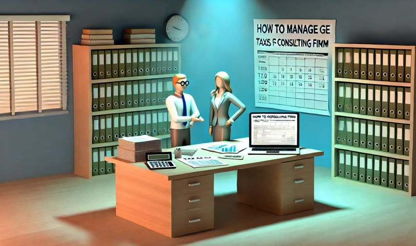 Ilustrasi mengelola pajak perusahaan konsultan - SMR Konsultan Pajak Profesional Jakarta