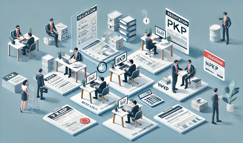 Ilustrasi tahapan menjadi pengusaha kena pajak