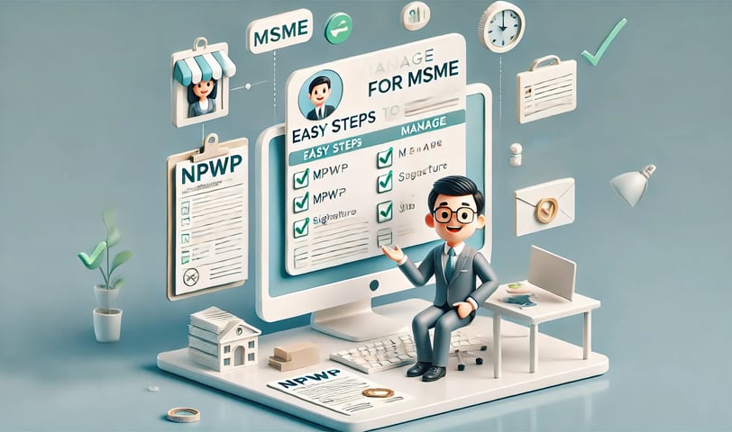 Ilustrasi cara mudah mengurus NPWP untuk UMKM