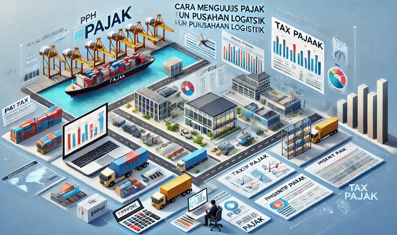 Ilustrasi cara mengurus pajak perusahaan logistik - SMR Konsultan Pajak Profesional Terpercaya