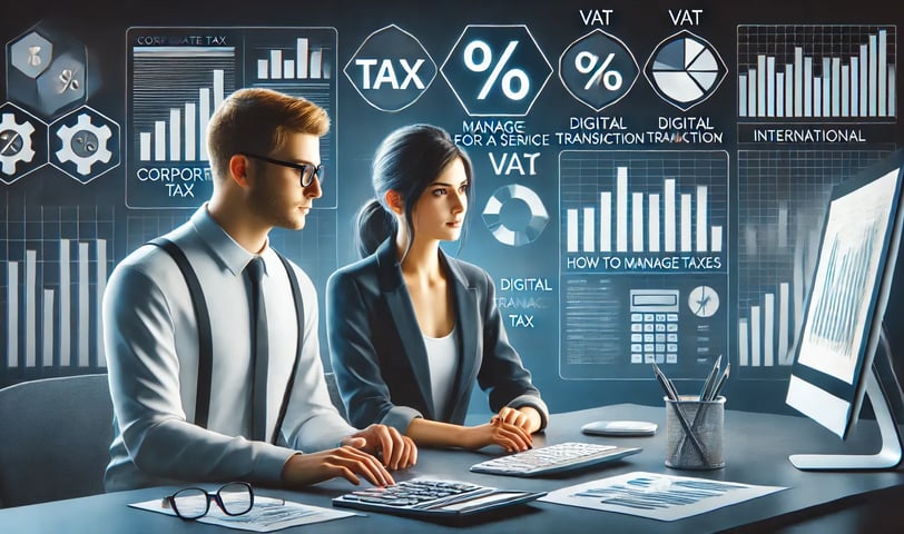 Ilustrasi cara mengurus pajak perusahaan SaaS - SMR Konsultan Pajak Terpercaya di Bekasi