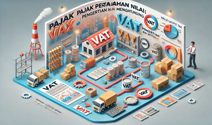 Ilustrasi pengertian dan cara menghitung pajak pertambahan nilai (PPn)
