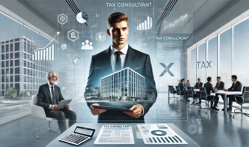 Ilustrasi peran konsultan pajak profesional mengelola pajak perusahaan