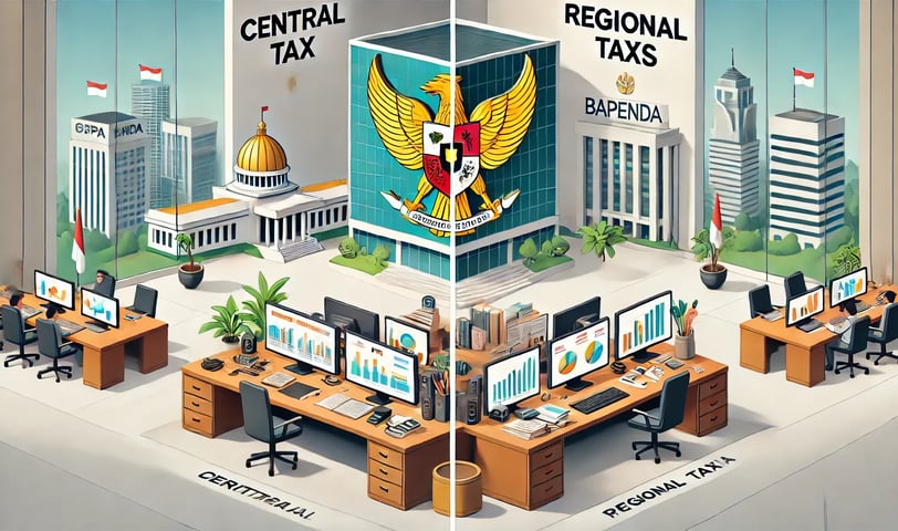 ilustrasi perbedaan pajak daerah dan pajak pusat - SMR Konsultan Pajak Profesional Jakarta