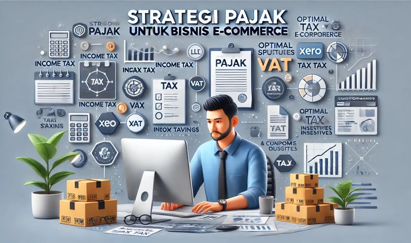 Ilustrasi strategi pajak untuk bisnis Toko Online - SMR Konsultan Pajak Profesional Jakarta