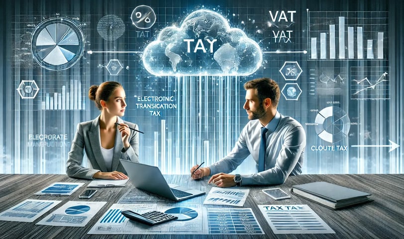 Ilustrasi mengelola pajak perusahaan Cloud Computing - SMR Konsultan Pajak Terpercaya di Bekasi