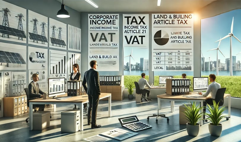 Ilustrasi pengelolaan pajak perusahaan energi - SMR Konsultan Pajak Profesional Jakarta