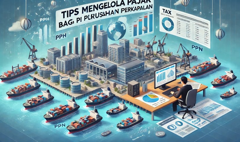 Ilustrasi mengelola pajak perusahaan perkapalan - SMR Konsultan Pajak Profesional Jakarta