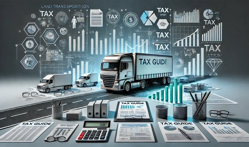 Ilustrasi panduan pajak perusahaan transportasi darat - SMR Konsultan Pajak Terpercaya di Bekasi
