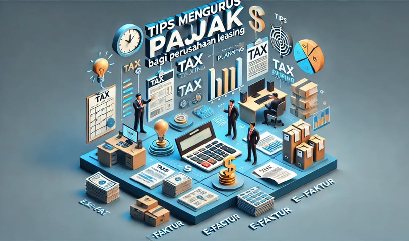 Ilustrasi mengurus pajak perusahaan leasing - SMR Konsultan Pajak Profesional Jakarta