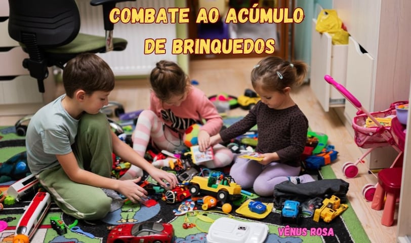 Como combater o acúmulo de brinquedos.