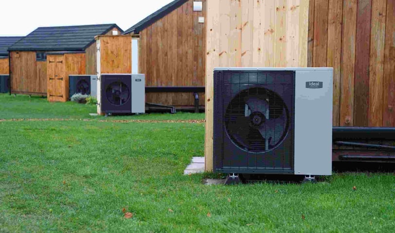 heat pumps at Wold Escapes