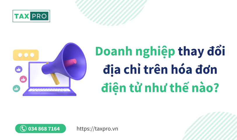 thay doi dia chi tren hoa don