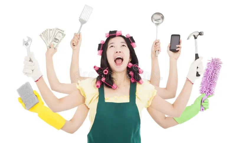 Mulher com sindro de supermulher