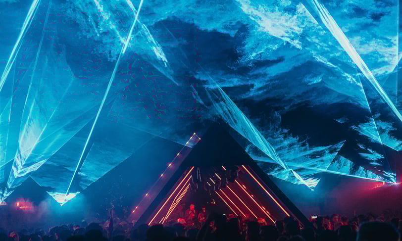 Paradox Lasers laser light show and laser hire in Wales, UK for Gottwood Festival