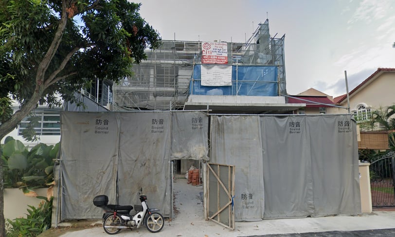 Ongoing project at Bukit Timah, Singapore by Projecters Pte Ltd