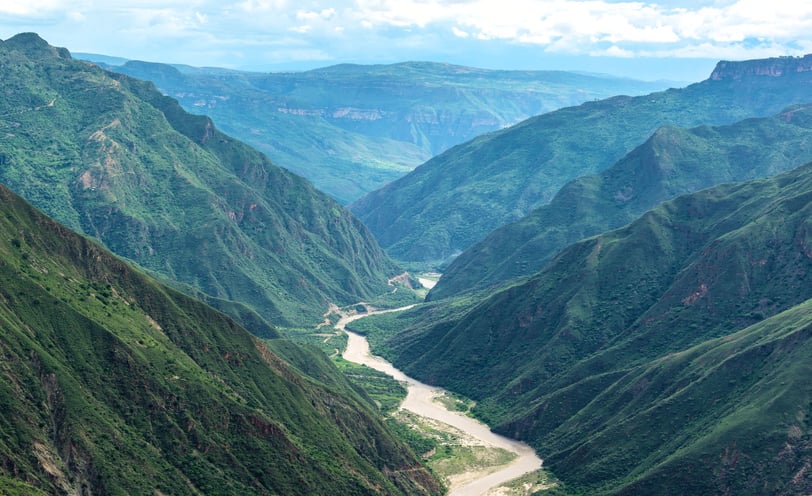 Cañon del Chicamocha en Colombia