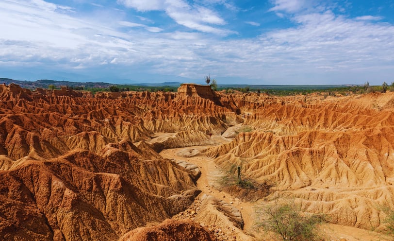Desierto de la Tatacoa en Colombia
