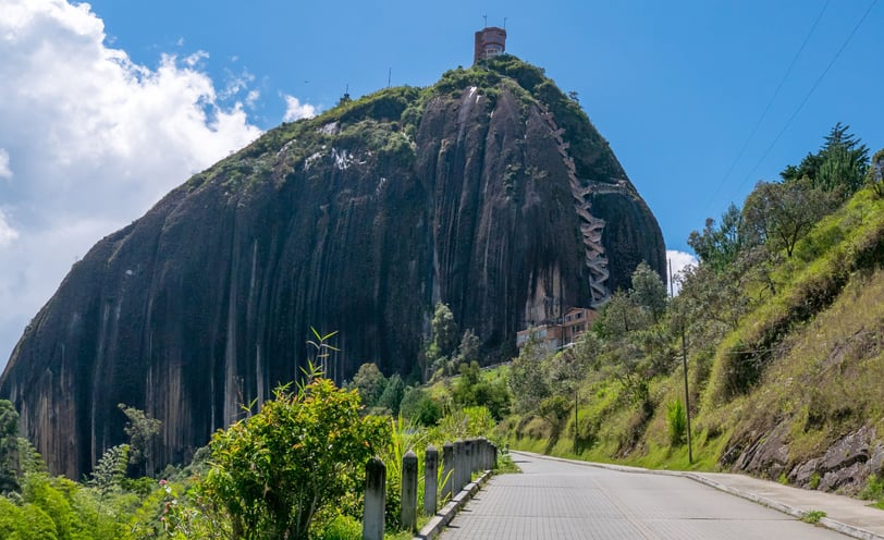 Peñol de Guatape en Colombia