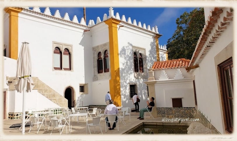 central courtyard Ala Joanina or John's Wing of Sintra National Palace