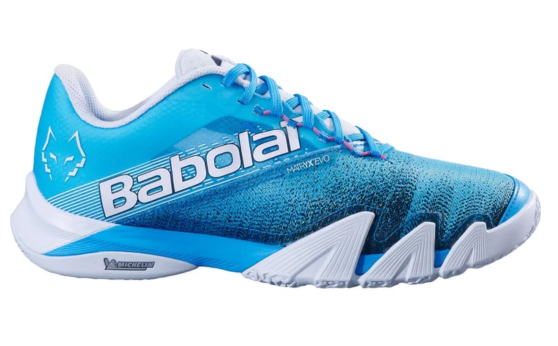 Babolat Jet Premura 2 Juan Lebrón Blue padel shoe with Michelin sole and breathable upper