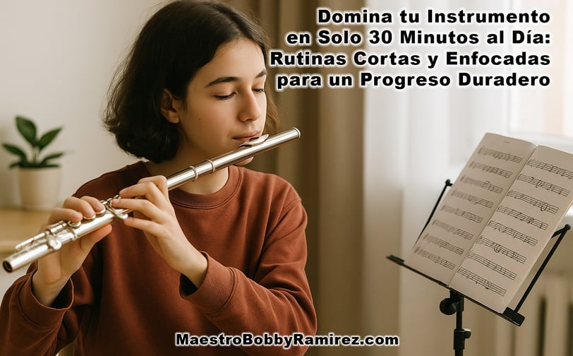 Domina tu Instrumento en Solo 30 Minutos al Día: Rutinas Cortas y Enfocadas