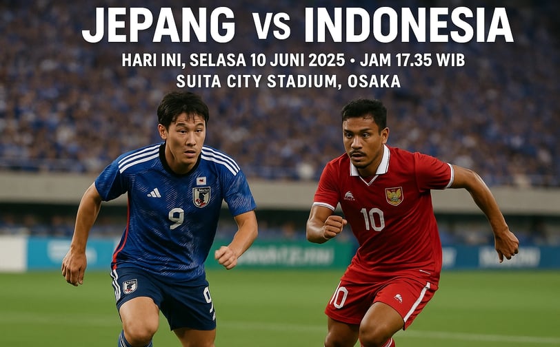 Jepang vs Indonesia Hari Ini Jam 17:35 WIB: Duel Penentuan di Kualifikasi Piala Dunia | NuntiaNews