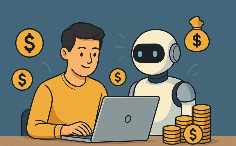 Como usar IA para ganhar dinheiro de verdade em 2025