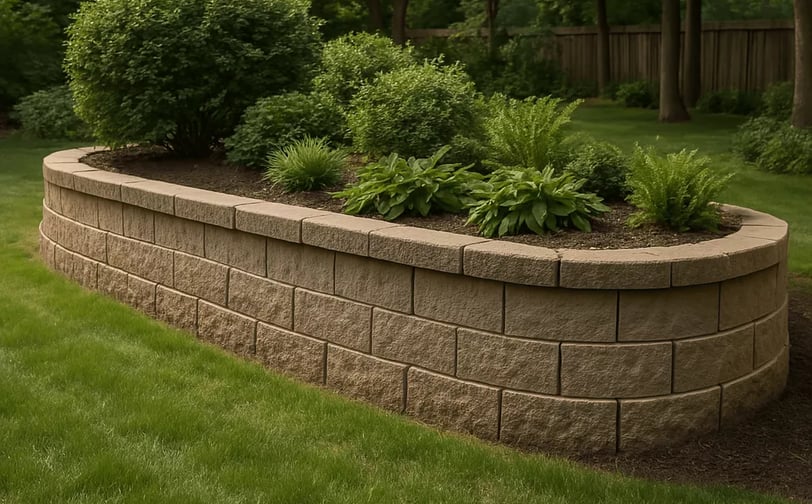 new retaining wall