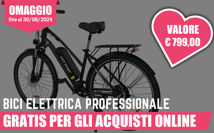 Offerta Bicicletta Elettrica Professionale in Omaggio