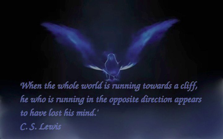 a Dove with a quote about life directions