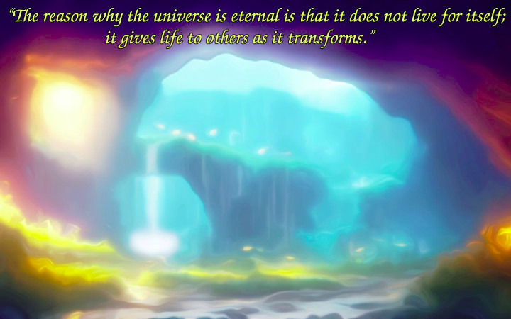 Abstact image with quote