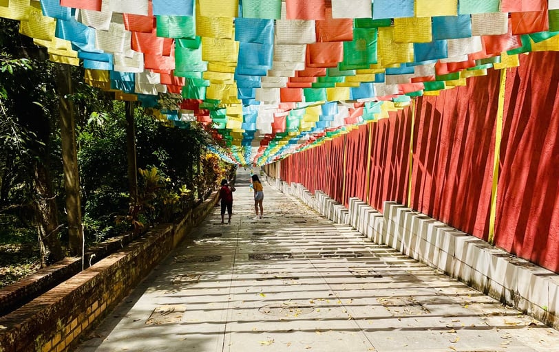 Rainbow Walk in Putuo Village