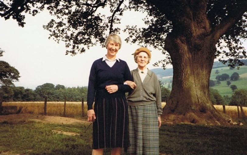 Grandma and Auntie Mirry