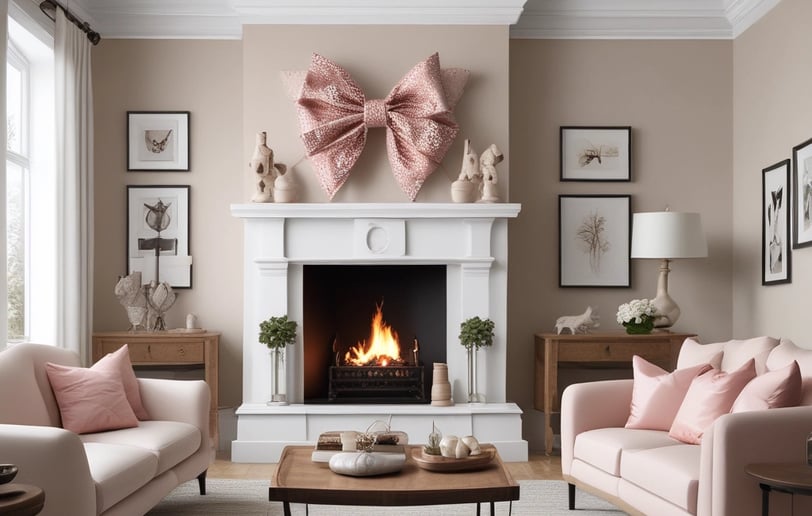 pink bow decor