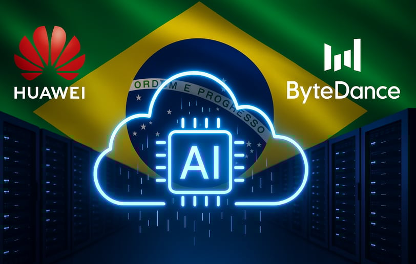 Huawei e ByteDance apostam no Brasil com investimentos bilionários em nuvem e inteligência artificia