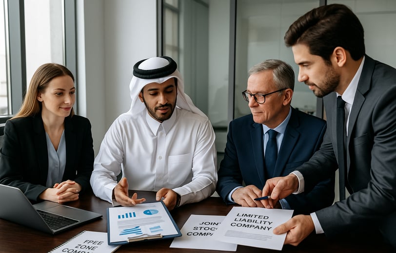 أنواع الشركات في قطر