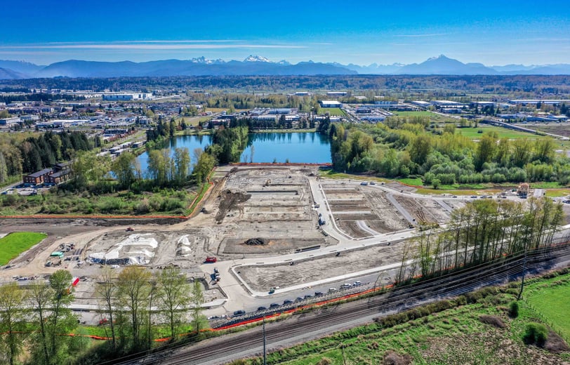 Hummingbird Crossing Development in progress to build new town homes in Marysville WA.