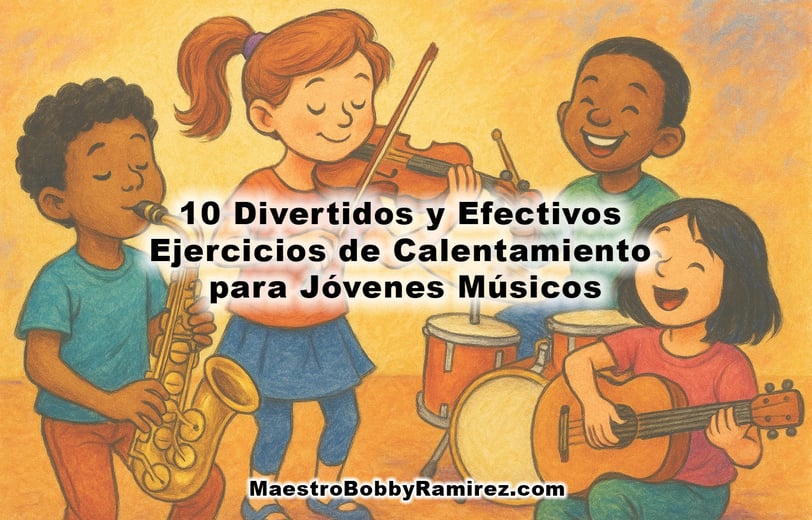 10 Divertidos y Efectivos Ejercicios de Calentamiento para Jóvenes Músicos