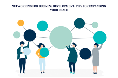 Business networking concept illustration