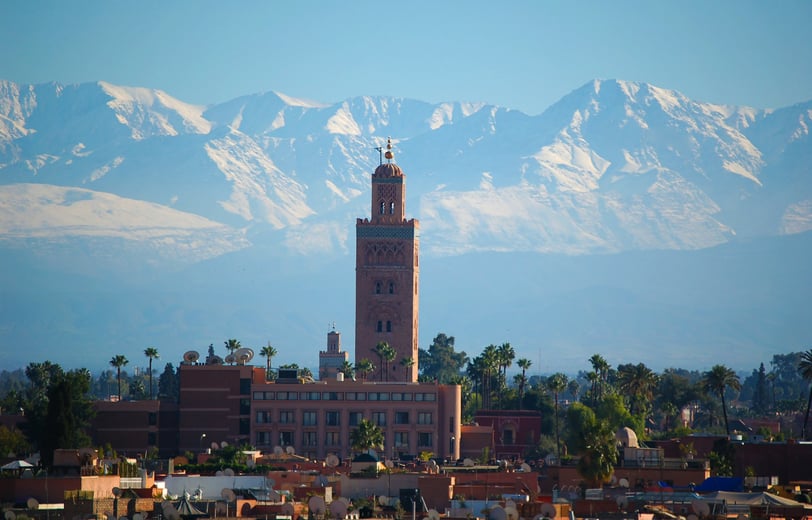 View of Marrakesh, Morocco