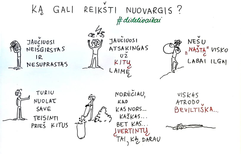 iliustracija ką gali reikšti nuovargis