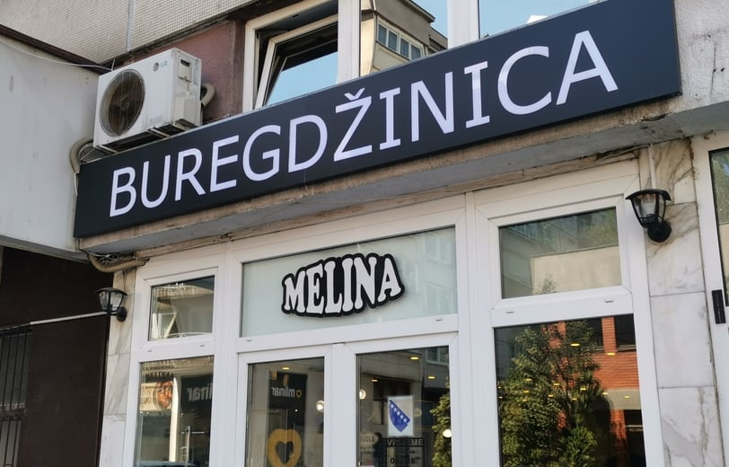 Buregdžinica Melina svjetleća reklama