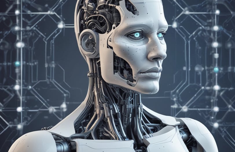 A laptop screen displaying the OpenAI logo and text. The laptop keyboard is visible below, with keys illuminated in a dimly lit environment.