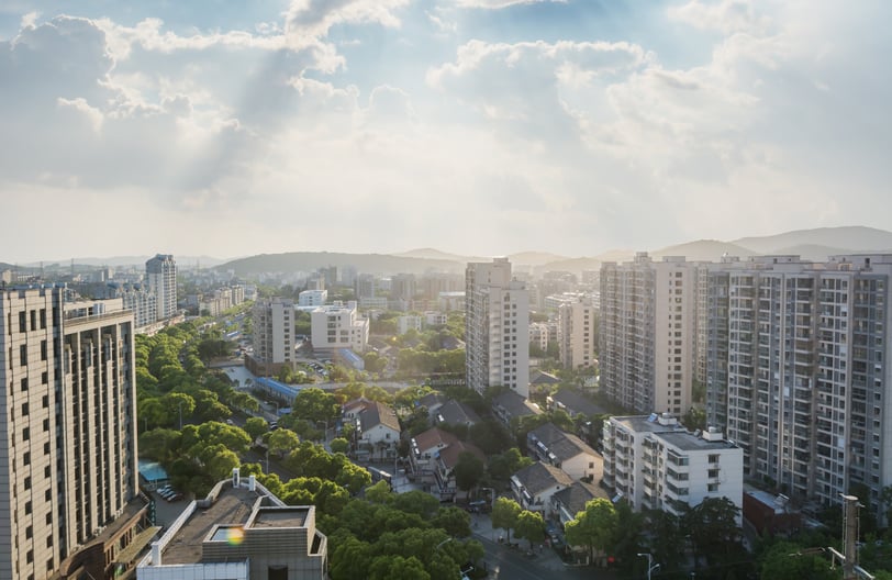 Bangalore city skyline