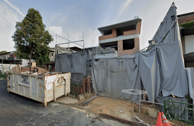 Ongoing project at Holland Village, Singapore by Projecters Pte Ltd