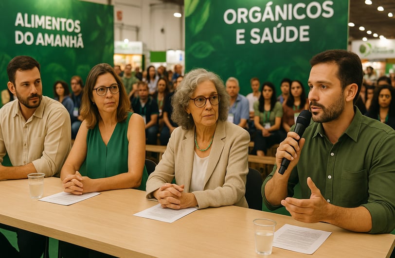 Fórum do Instituto Brasil Orgânico debate saúde e alimentação na Bio Brazil Fair 2025